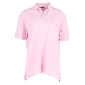 Isabel Marant Anafiko Logo-Embroidered Polo Shirt in Pink Cotton